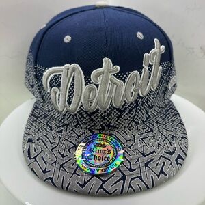 King's Choice “Detroit” Snapback Hat Cap One Size NWT